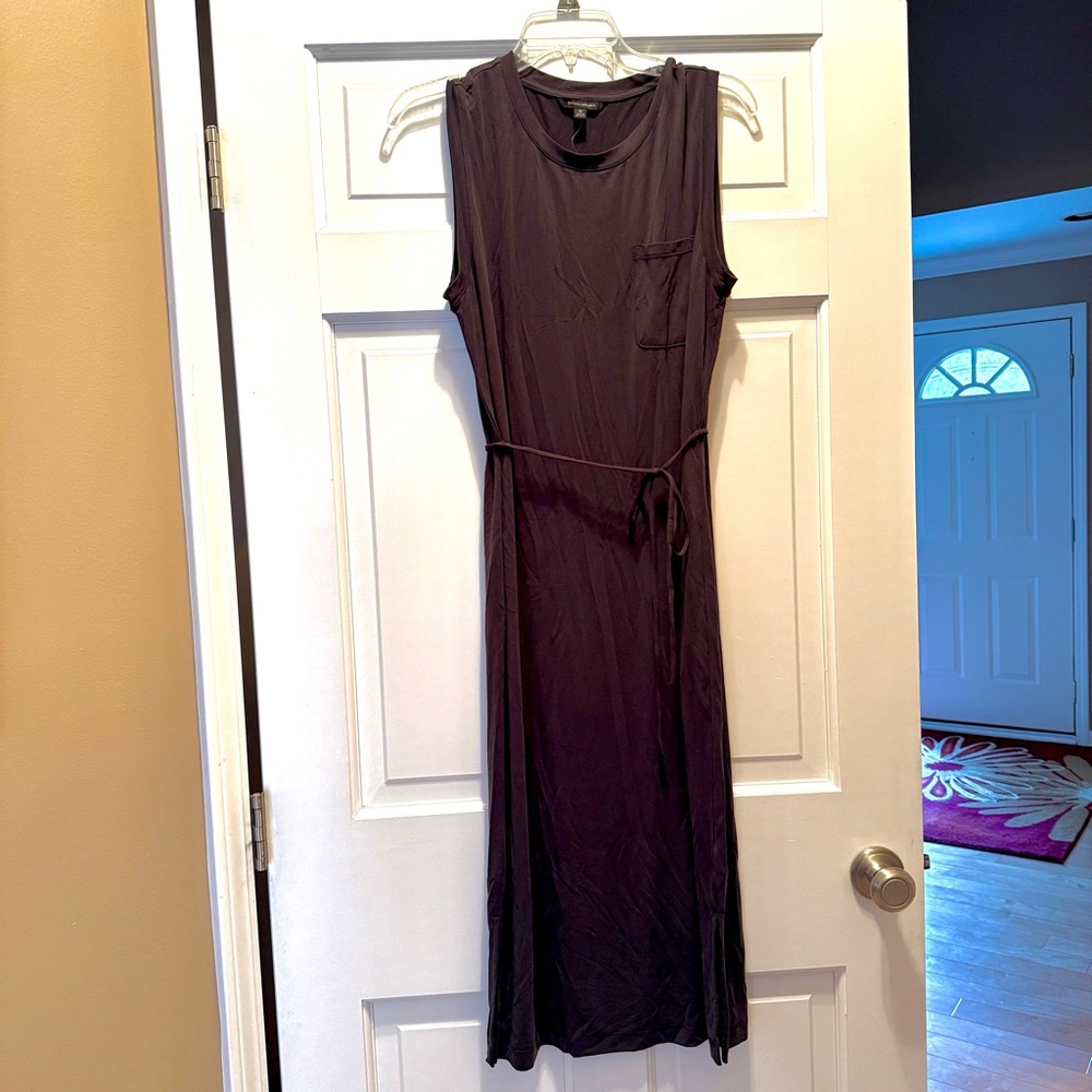 NWT Banana Republic Dark grey Stretchy casual sleeveless dress